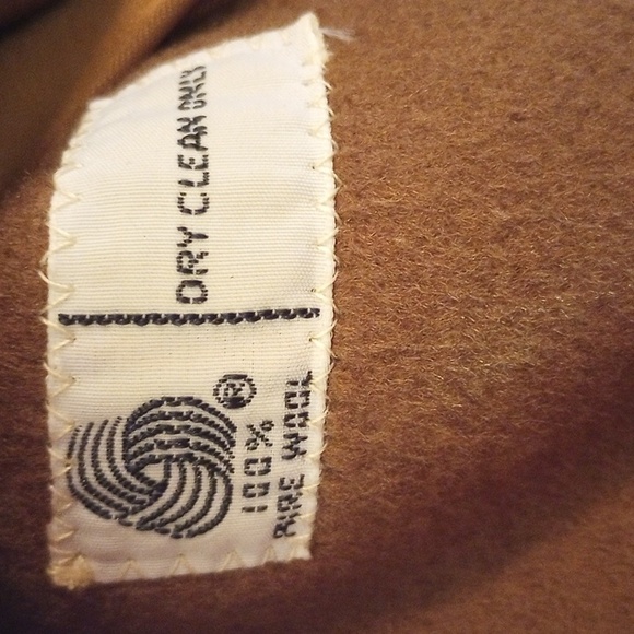 Brown wool coat - Picture 5 of 8